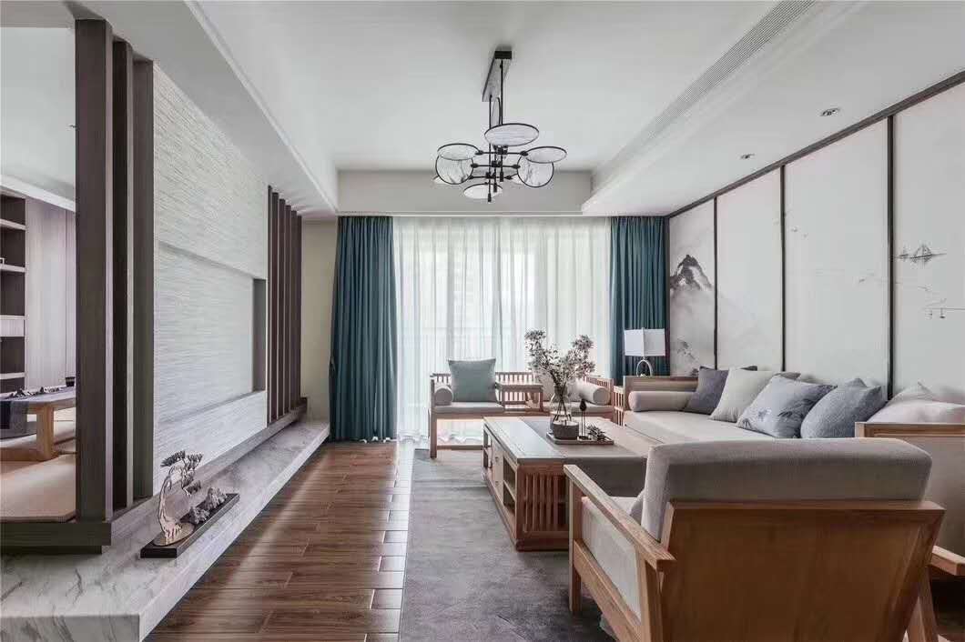 佛山市朝安金茂悅現(xiàn)代簡約風(fēng)格三居室裝修案例