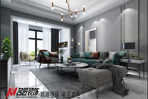 梧州市西環(huán)路中段小區(qū)現(xiàn)代簡約風(fēng)格三居室裝修案例